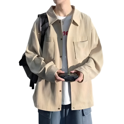 Men's Relaxed Fit Corduroy Overshirt