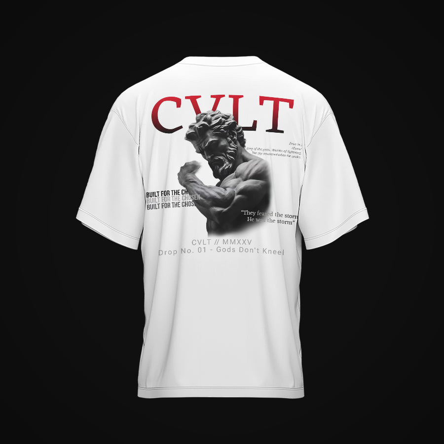Gods don't Kneel - CVLT Drop 02. Limited Edition [WHITE]